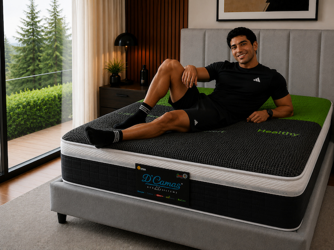 Colchón Healthy Sport Transpirable y de Alta Recuperación con Coolflow - Imagen 4