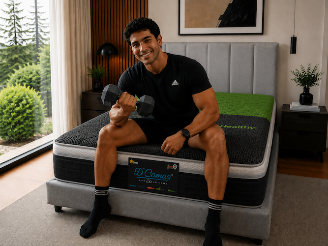Colchón Healthy Sport Transpirable y de Alta Recuperación con Coolflow - Imagen 3